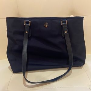 Kate Spade Rich Navy (937) Taylor Medium Tote NWT Gold Accents